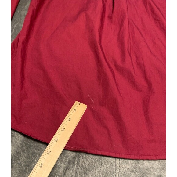 Payne Stewart Shirt Mens 16 1/2 32/33 Maroon Long Sleeve Button Up Classic - Picture 12 of 13
